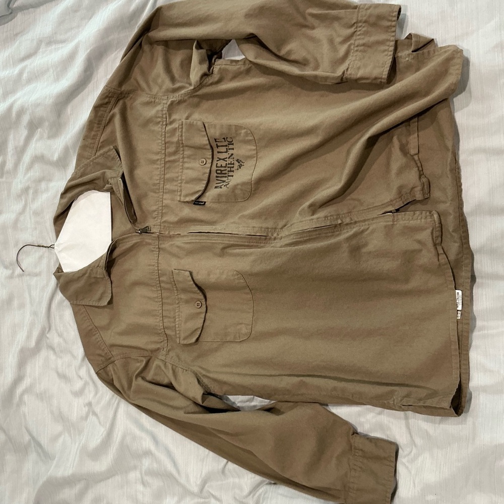 Avirex Brown Lightweight Shirt Jacket